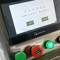 Machine à découper le savon automatique haute efficacité en acier inoxydable 304, trancheuse pneumatique pour blocs de savon faits main (savon de toilette, savon de lessive)