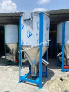 Cuchillas intensificadoras VBJX industriales de 100kg y 500kg con máquina mezcladora de cinta de polvo de harina de alimentación de grano vertical - Product Image 6