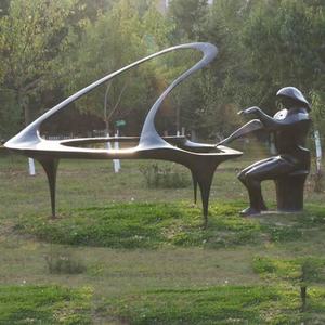 Vendita calda giardino a grandezza naturale paesaggio decorativo in bronzo musicista <span class=keywords><strong>chitarrista</strong></span> scultura - Product Image 6