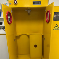 Armoire industrielle tout acier pour bouteilles de gaz, anti-explosion, avec alarme intelligente
