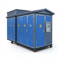 Poste de transformation modulaire préfabriqué YBW-12 10kV 400V pour l'interconnexion au réseau électrique