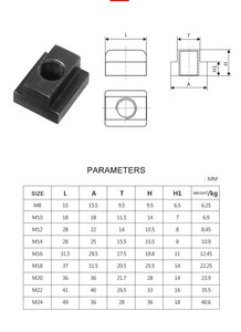Kit de serrage de moulin à vis, dispositif universel M8 jeu de vis, plaque de pression, pièces de traitement <span class=keywords><strong>etau</strong></span>, 58 pièces - Product Image 2