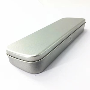 Tin cổ điển sinh viên Hộp bút chì cổ điển kim loại lưu trữ Trường hợp với tùy chỉnh Nắp thiết kế sinh thái thép rỉ sét bằng chứng tin cho trẻ em Đại Học - Product Image 6