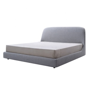 Großhandel Modernes Nordisches Design Weiches Bett King <span class=keywords><strong>Queen</strong></span> <span class=keywords><strong>Size</strong></span> Holzrahmen Stoffbezug Stauraum Ausziehbares Schlafzimmer-Set - Product Image 4