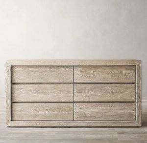 Armoire à seaux en bois massif de style rural américain, commode de chambre, simple, classique, pour villa, meubles personnalisables - Product Image 5