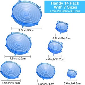 Venta de Fábrica: Tapas Elásticas de Silicona de Alta Calidad para Alimentos, Ecológicas, Aptas para Lavavajillas, Personalizables, Excedentes de Inventario - Product Image 4