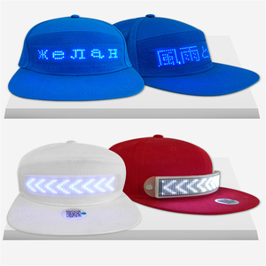 Chất Lượng Cao Mũ LED Di Chuyển Tùy Chỉnh Từ Phong Cách Thông Minh Quà Tặng Lập Trình Mũ Bóng Chày Thoải Mái LED Hat - Product Image 4