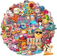 Autocollants décoratifs personnalisés en vinyle découpés à la forme de dessins animés pour bougies et loisirs créatifs – Qualité supérieure, vente en gros auprès de fournisseurs fiables