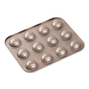 Fabake Madeleine Mold 12 Cavity Non Stick Baking Pan For Cake Baking Oven Safe - Product Image 4