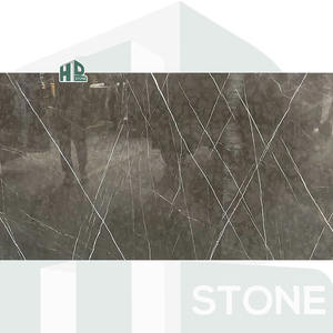 Pietra di marmo naturale pietra <span class=keywords><strong>Bulgaria</strong></span> Grey lastra di marmo di grandi dimensioni pavimento in marmo con venature bianche - Product Image 3