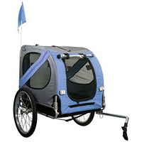 Remorque de vélo pliante, chariot de jardin, à main, pour animaux de compagnie, nu-pieds