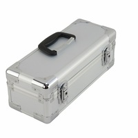 Kotak Alat Multimeter Tahan Air Berbentuk Persegi dengan Permukaan ABS, Kotak Instrumen Aluminium, Dapat Disesuaikan, Dukungan OEM