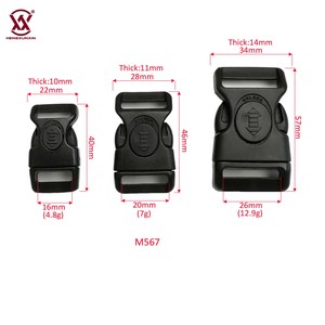 16mm 20mm 25mm Durable <span class=keywords><strong>Slip</strong></span> <span class=keywords><strong>Lock</strong></span> Hebilla de Liberación lateral de plástico Hebilla de collar de perro - Product Image 1