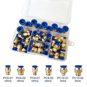 ข้อต่อลมแบบตรง PU 4/6/8/10/12 ชนิดเสียบเร็ว - Product Image 2