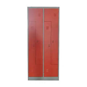 Thể Thao L Z Hình Dạng Thép Tủ Quần Áo Thép Phòng Tập Thể Dục Locker Tủ Kim Loại Tủ Quần Áo 4 Cửa Kim Loại Lưu Trữ Tủ Khóa