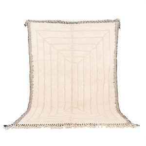 Las últimas alfombras anudadas a mano de lana de NZ, diseño geométrico moderno, bereber marroquí para sala de estar, precio barato, hecho a mano en la India - Product Image 1