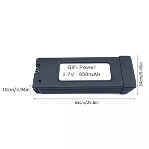 Penjualan Laris Kustom C-rate Tinggi <span class=keywords><strong>3</strong></span>.7V RC Lipo Baterai 850MAh untuk Baterai E58 Pesawat Empat Sumbu - Product Image 6