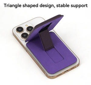 Support mince Invisible pliable sécurisé multi-cartes de <span class=keywords><strong>stockage</strong></span> pliable Type PU cuir Super magnétique porte-carte - Product Image 6