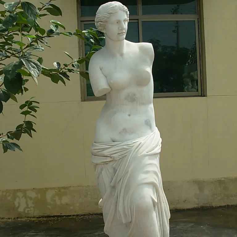 Trang Trí Nhà Cửa Tượng Venus De Milo Đá Cẩm Thạch Trắng Hy Lạp La Mã