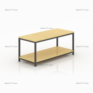 Élégant présentoir à vêtements en bois à plusieurs niveaux avec étagères personnalisables pour les espaces de vente au détail - Product Image 5