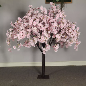Décoration de mariage de jardin <span class=keywords><strong>Petit</strong></span> bonsaï artificiel en plastique Arbre à fleurs de <span class=keywords><strong>cerisier</strong></span> japonais - Product Image 4