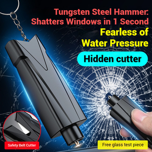 Kit d'outils d'urgence automatique Portable marteau de sécurité avec coupe-ceinture de sécurité outil d'évacuation de voiture Portable pour brise-vitre - Product Image 2