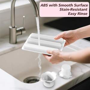 Ensemble de moules à biscuits réutilisables et écologiques <span class=keywords><strong>avec</strong></span> <span class=keywords><strong>poussoir</strong></span> et plateau |   Couleur personnalisée |   Plastique non imprimé en 3D |   Double cavité de 1,75 pouces | - Product Image 5