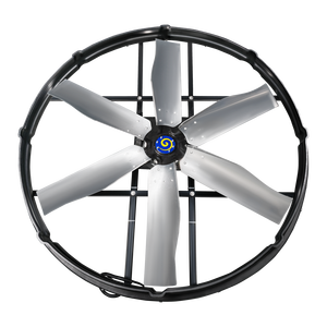 Ventilateur de refroidissement pour bétail neuf 2026 – Ventilateur électrique industriel Bonawind 55 pouces à roulement à billes pour animaux - Product Image 4