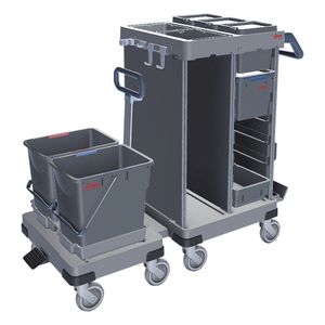 Carrello per Pulizie Origo2 Basic 534.540 con Contenitori e Scomparti Portaoggetti per Uso Professionale - Product Image 1