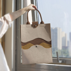 Low Price Durable Large Capacity <b>Foldable</b> Felt Cover Compact Protective Church Bible <b>Bag</b> Polyester Lining Customizable Unisex - Product Image 2