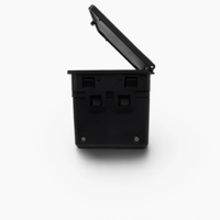 Maßgefertigte IP44 ABS Staubdichte Wasserdichte Automotive-Wechselrichter US-Steckdose mit Abdeckung 110V AC Elektrische Steckdose