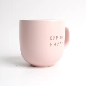 Elegant 12oz Porcelain <b>Ceramic</b> Coffee <b>Mug</b> Soft Pink Matte Finish Microwave Dishwasher Safe Food Safe Reusable Cartoon Design - Product Image 4