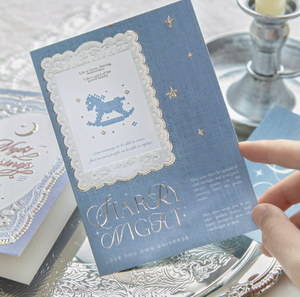 Ensemble de cartes de vœux et d'enveloppes personnalisées, écologiques, avec motifs dorés en relief, thème Amour, Série Ligne Poétique Dentelle, au design raffiné - Product Image 6