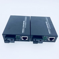 10/100/mbps Fiber ortam dönüştürücü tek modu tek Fiber SC Port 20KM yonga seti RTL8213B 1.25G Gigabit optik