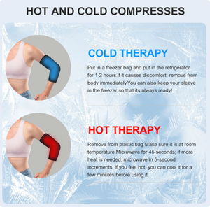 Manchon de compression multifonctionnel pour soulager la douleur pour la taille et les jambes, chaud et froid, coude, cheville, mollet, genouillère. - Product Image 6