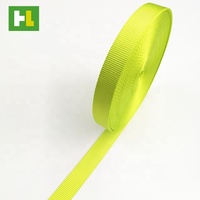 Correa de nailon jacquard suave para bolso, correa para collar y correa de Mascota, resistente, personalizada, amarillo limón, 1 pulgada