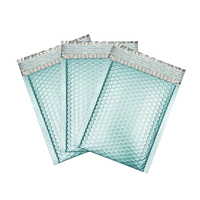 Enveloppe à bulles métallisée verte Fabrication en vrac Personnalisée Poly Aluminium Polymailer Sac d'expédition