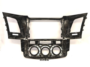 Marco de salpicadero para Toyota FORTUNER/Hilux/<span class=keywords><strong>VIGO</strong></span> 2008-2014, accesorio de plástico para interior de coche, reproductor de DVD y radio - Product Image 2