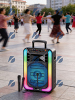 Speaker Trolley Multifungsi GTS Wireless Portable Outdoor DJ Party BT dengan TWS FM Aux & USB 12-Inch GTS-1937 Harga Pabrik