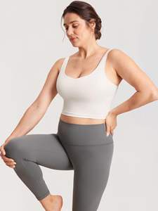 Soutien-gorge de maternité sans couture à col en V pour <span class=keywords><strong>allaitement</strong></span> sportif personnalisé pour maman, débardeur court sans manches, lingerie d'<span class=keywords><strong>allaitement</strong></span> confortable - Product Image 2