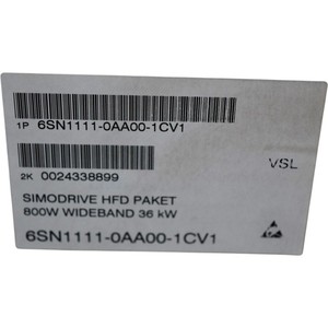 6SN1111-0AA00-1CV1 6SN11110AA001CV1 Simodrive HFD de Banda Ancha de 800W para PLC - Product Image 1