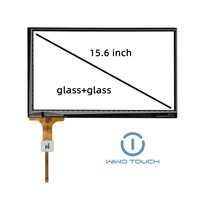 Module d'affichage LCD TFT 15,6 pouces, écran tactile capacitif noir multi-touch avec interface IIC