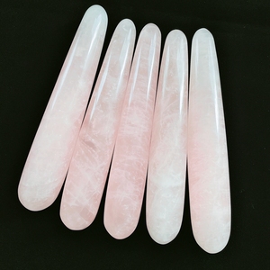 HY New Top Venda Natural Polido Limpar Quartz Crystal Wands Massagem Para Cura E Brinquedo Do Sexo Das Mulheres - Product Image 6