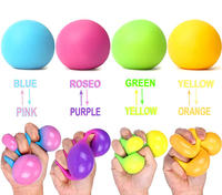 Peluche personnalisée avec logo, balle anti-stress à presser, balle ronde pour soulager la pression, disponible en plusieurs tailles et formes
