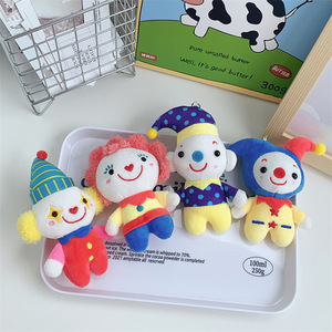 Portachiavi Peluche a Forma di Clown Cartone Animato, Antistress, Tessuto Super Morbido, Imbottitura in Cotone PP, Design Creativo da Circo - Offerta Speciale - Product Image 2