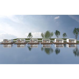 Thiết kế hiện đại 1 phòng ngủ 1 PHÒNG TẮM nhỏ không gian nhà sleepout Modular cách âm riêng Pod phòng họp văn phòng Cấu trúc thép - Product Image 6