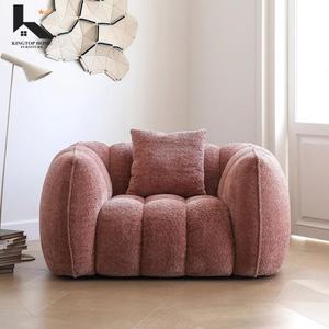 फोशान कारखाने थोक वैक्यूम पैकेजिंग बॉक्स पूर्ण स्पंज सोफा आधुनिक लिविंग रूम बोनलेस संपीड़ित एकल तह सोफा - Product Image 3