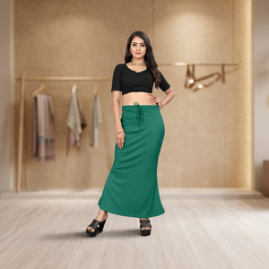 Boutique indienne toute la journée coupe et couture hauteur Extender Saree Insirt Saree façonnage jupon Shapwear pour femmes femme - Product Image 4