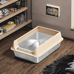 Le plus récent OEM/ODM grande capacité de stockage <span class=keywords><strong>pas</strong></span> <span class=keywords><strong>cher</strong></span> Portable de luxe en acier inoxydable chat litière toilette pour animaux de compagnie chat <span class=keywords><strong>bac</strong></span> <span class=keywords><strong>à</strong></span> <span class=keywords><strong>sable</strong></span> pour chats - Product Image 1