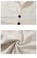 Cardigan ample à capuche en maille pour femme, style décontracté automne-hiver, manteau pull confortable pour le quotidien, style polo en maille